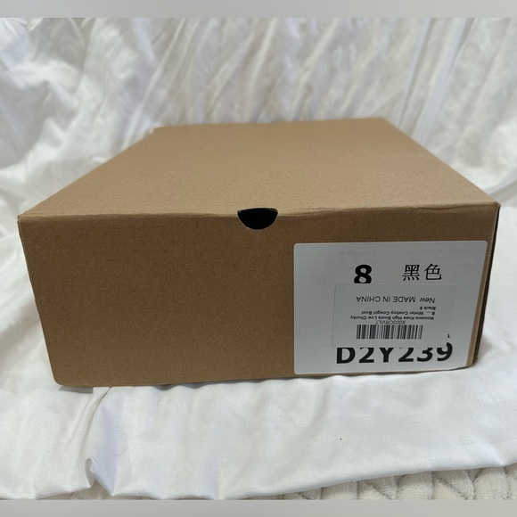 Knee high black scrunch boots faux suede size 8 - Picture 6 of 6